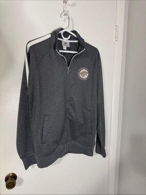 HBO Game of Thrones Men's Medium Charcoal House Stark Full-Zip Track Jacket